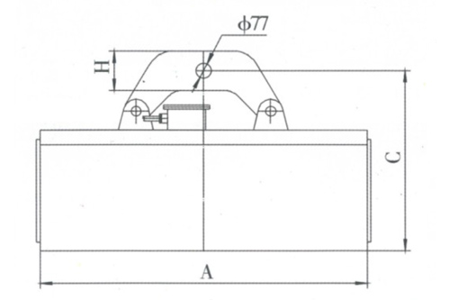 LM42系列吊运方坯、型钢用起重电磁铁